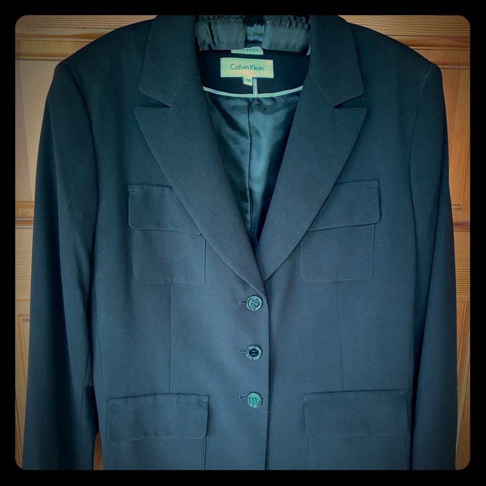 Black Calvin Klein blazer